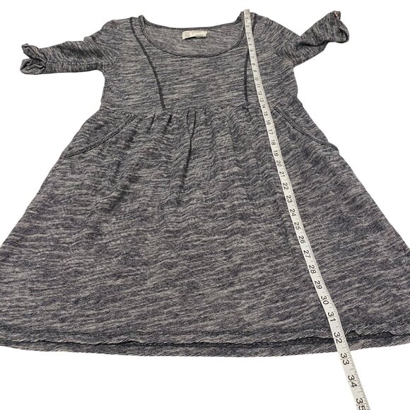 Anthropologie Saturday Sunday Space Dye Gray Dress w/Pockets Size S‎ - Picture 9 of 9
